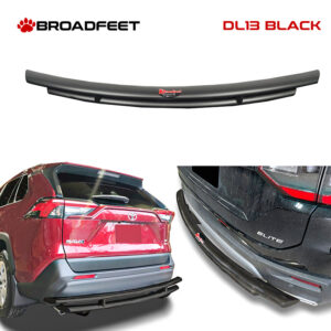 Broadfeet Rear Double Layer Bumper Guard Parking Protector DL13 Series in Black Powder Coat Finish