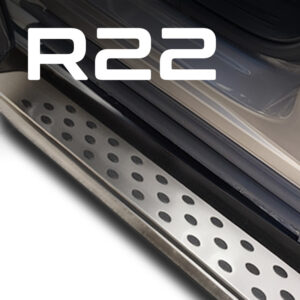 Broadfeet® R22 Dotted Oval Side Step Running Boards